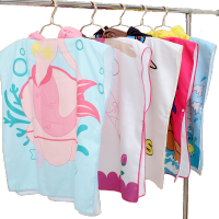 Cartoon Baby Bath Towel Microfiber Cotton Hooded Beach Towel Kids Cape Towels Soft Kids Beach Bathing Stuff Infant Wash Towel