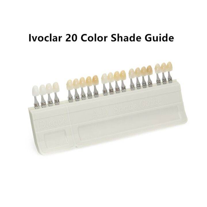 Dental Teeth A-D Shade Guide Ivoclar Vivadent Porcelain Material 20