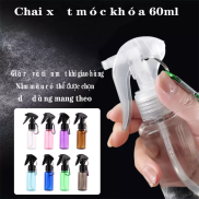 PrettySet 5 Chai Xịt Móc Khóa Mini 60Ml Bình Xịt Kích Hoạt Móc Khóa Cầm