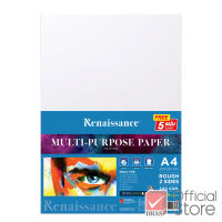 Renaissance กระดาษ กระดาษวาดเขียน ผิวหยาบ A4 200G 125+5 แผ่น จำนวน 1 ห่อ