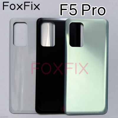 ฝาหลังแบตเตอรี่สำหรับกระจกหลัง POCO F5 Pro เคสประตูพร้อมอะไหล่กล้องถ่ายรูป + สติกเกอร์กาว