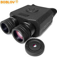 Boblov Night Vision Monocular Binoculars Telescope Scope  การมองเห็นได้ในเวลากลางคืนกล้องสองตากล้องโทรทรรศน์กล้องส่องทางไกลตาข้างเดียวขยายสูง8X ซูมสำหรับถ่ายภาพวิดีโอกล้องบันทึกภาพมินิอินฟราเรดสำหรับกลางแจ้งกลางคืนดูสัตว์ป่าสังเกต