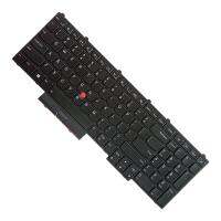 Amagogo US Layout Keyboard พร้อม Backlit สำหรับ ThinkPad P51แล็ปท็อป P71 Series สีดำ