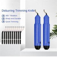 【YF】 Professional Burr Trimming Cutter NB1100 Handheld Portable Deburring Tool Edge Removing Tools 10pcs BS1010 Replacement Blade