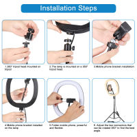 2021 NEW 11 inch RGB Led Ring Fill Light With Tripod Mobile Phone Holder Lamp For Live Video Photography Colorful Selfie Light