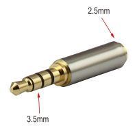 【CW】 1PC Jack 3.5 mm to 2.5 Audio Adapter 2.5mm female 3.5mm male Plug Connector For Aux Speaker Cable Stereo Headphone