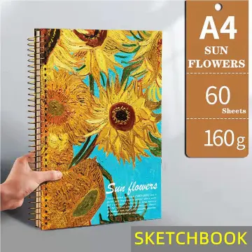 Professional sketchbook Thick paper Spiral notebook Art school