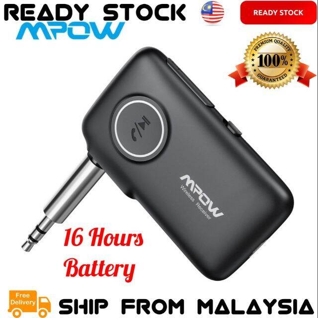 Mpow V5.0 CSR 16 Hours Bluetooth Receiver Bluetooth Car Adapter 66 FT