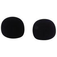 2Pcs/Set for Zoom H1 Microphone Windproof Sponge Cover Voice Recorder Sponge Case Black