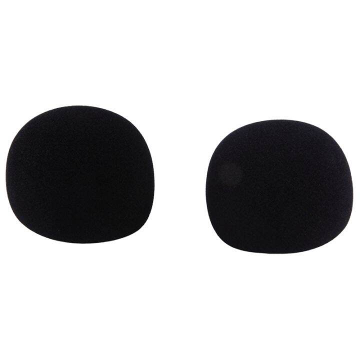 2pcs-set-for-zoom-h1-microphone-windproof-sponge-cover-voice-recorder-sponge-case-black