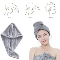 【CC】 Microfiberrapid drying hair towel towels bathroom Wrap Hat Cap Turban Dry toallas