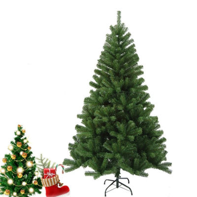 การตกแต่งฉากงานปาร์ตี้ที่บ้าน2023ตกแต่งต้นคริสต์มาสคริสต์มาสขนาดใหญ่ทำจาก PVC สีเขียวเข้ารหัสยาว1.2เมตร