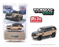 Tarmac ใช้งานได้64 Landrover Defender 110 T64G-020-BR T64G-020-BR แบบฝาพับจากอเมริกา