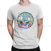 The Cup Head Show Fashion Tshirts Cuphead Battle Adventure Game Men Harajuku Pure Cotton Tops T Shirt Round Neck