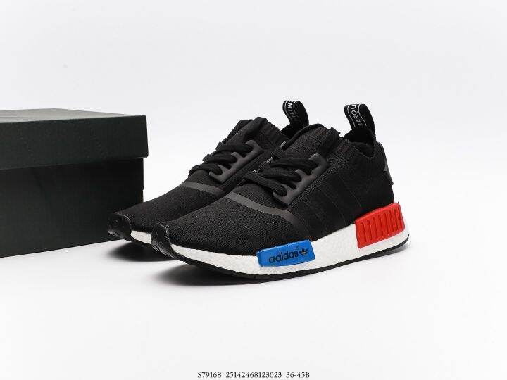 รองเท้าadidas-nmd-r1-pk-og-black-size-36-45-รองเท้าวิ่ง-รองเท้าวิ่งแข่ง-รองเท้าอดิดาส-รองเท้าสีดำ-ใส่สบาย-ยืดเกาะและระบายอากาสได้ดี-60-มีเก็บปลายทาง-01