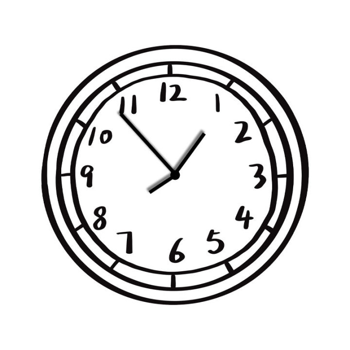 mzdd-ห้องนอน-ห้องนั่งเล่น-ที่ทำงาน-ห้องครัว-การ์ตูนอะนิเมะนาฬิกาแขวนผนังตกแต่งห้องศิลปะนาฬิกาติดผนังแบบเรียบสตูดิโอ