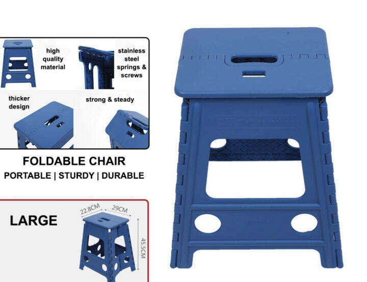 Malaysia Stock Fast Shipping Foldable Chair Portable Folding Medium