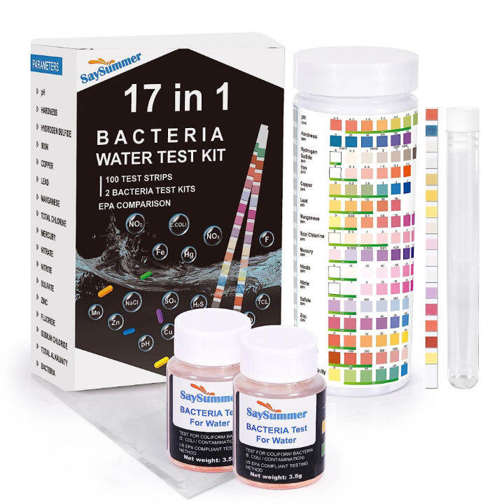 Saysummer 17 In 1 Water Testing Kits For Drinking Water 100 Counts