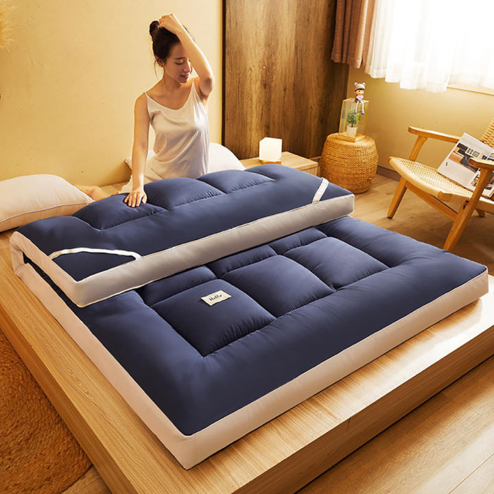 เสื่อทาทามิเบาะที่นอนบ้านหอพักนักศึกษาเช่าเดี่ยวพิเศษคู่ฟองน้ำ-pad-ฟูกเตียงที่นอน