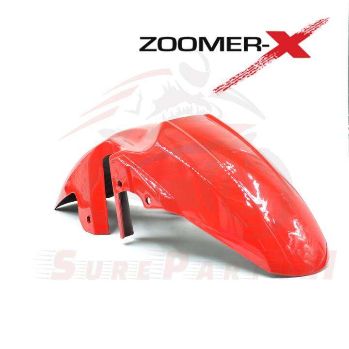 บังโคลนหน้า-zoomer-x-ตัวเก่า-สีแดงสด-ส่งฟรี-เก็บเงินปลายทาง