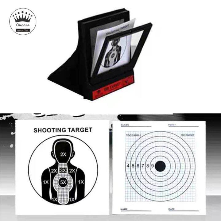 VicBre Steel Walking Target For Airsoft & BB Guns - 0.06" Thick, Tripod Design Flips On Impact