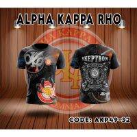 2023 new2022 AKP ใหม่49th ครบรอบ Alpha Kappa Rho Full sublimation frat เสื้อ (skeptron) 3D เสื้อยืดฤดูร้อนแขนสั้น