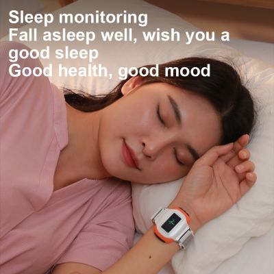 【hot】﹉✒ Aid Device Stimulation intelligent sleep aid monitor With heart rate blood oxygen watch