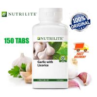 ใหม่    NUTRILITE Garlic with Licorice (150 tab) กระเทียมอัดเม็ด