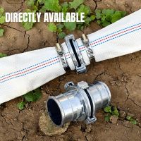 Water Pipes Quick Coupling Aluminum Pipe Fitting Hose Quick Connector With Clamp Fire Hose Agricultural Irrigation Accessory Watering Systems  Garden