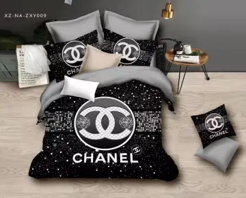 Chanel Cotton Fabric Bedding  Chronos Stores