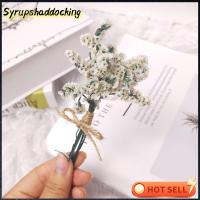 SYRUPSHADDOCKING 2pcs สีสันสดใส การตกแต่งงานแต่งงาน วัสดุจากธรรมชาติ ของตกแต่งบ้าน ดอกไม้จริงขนาดเล็ก ช่อดอกไม้ประดิษฐ์ธรรมชาติ ยิปโซฟิล่า ลำต้นของพืช