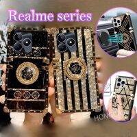 เคสสำหรับ Realme C53ที่ RealmeC53 NFC C 53 4G 2023เคสโทรศัพท์ Bling TPU อ่อนที่ยึดที่วางที่ตั้งแหวนเคสฝาหลังเคสกันกระแทกมือถือ