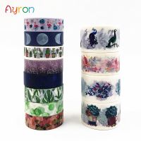 10m Cute Lotkawaii Flower Green leaf moon Decorative Washi Tape DIY Scrapbooking Masking Tape School Office Supply Pendants