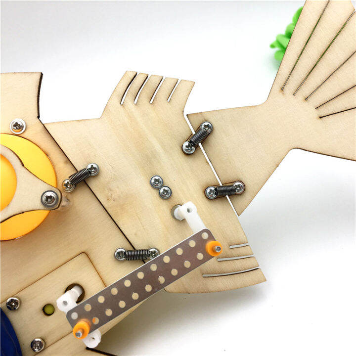 stem-toys-for-children-educational-science-experiment-technology-set-diy-electric-mechanical-fish-model-puzzle-painted-kids-toy