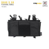 ซองแม็กกาซีน Quad 5.56 Placard Panel ( Twinfalcons ) [ TW-M070 ] Delustering Cordura 500D  Open-Top Design ( Quick access )