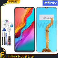 Beyondwolf จอ LCD แบบดั้งเดิมสำหรับ Infinix Hot 8 Lite X650สัมผัสหน้าจอ LCD หน้าจอดิจิตอลแทนการประกอบสำหรับ Infinix Hot 8 Lite/ X650จอแสดงหน้าจอ