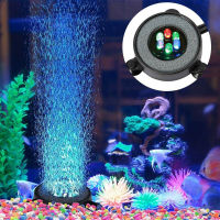 Color Changing LED Air Bubble Light Underwater Submersible Fish Tank Light Aquarium Air Bubble Lamp Making Oxygen for Fish Tank