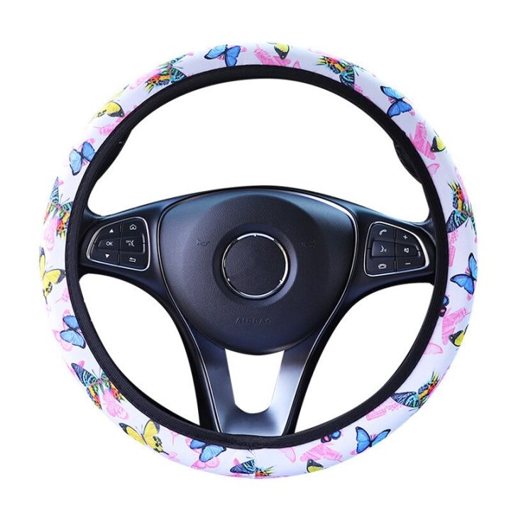 car-accessories-flower-butterfly-style-no-inner-ring-elastic-band-grip-for-37-38-cm-14-5