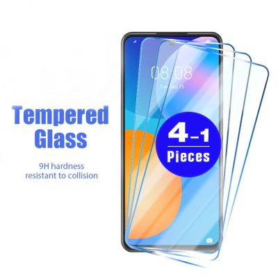 1-4Pcs 9H tempered glass screen protector for huawei p smart plus 2019 2020 S Z pro 2021 phone protective film Glass smartphone