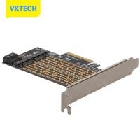 [Vktech] PCIe SATA M.2ไปยัง PCI-E 3.0 X4อะแดปเตอร์การ์ดขยายสำหรับ2230 2242 2260 2280 SSD