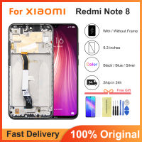 6.3 "; 100 ต้นฉบับสำหรับเหมาะสำหรับ Xiaomi R Edmi หมายเหตุ8จอแสดงผล LCD เปลี่ยนหน้าจอสัมผัส,สำหรับ R Edmi จอแสดงผล Note8 M1908C3JH, M1908C3JG