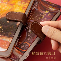 Chinese Style Notebook Retro Color Inner Pages Hardcover Diary Books for Journals Weekly Plan Book Creative Stationery