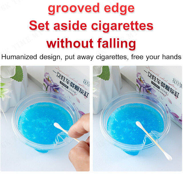 makang Disposable Car Ashtray Foldable Car Ashtray SpaceSaving