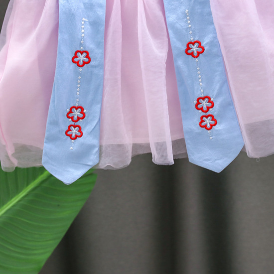 Váy đầm công chúa hàn quốc dễ thương cho bé gái váy hanbok hàn quốc cho bé - ảnh sản phẩm 7