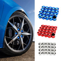 20 PC ล้อรถ Nut Caps หมวกป้องกัน Anti-Rust Auto Hub สกรูฝาครอบยาง Nut Bolt ภายนอกตกแต่ง Bolt HUB Caps 17MM 19MM-vn4958570