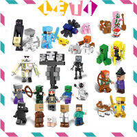 เหมืองหัตถกรรมเกมตัวละคร Minifigures ชาวบ้าน Kai Explorer ชาวนาแพนด้าอัศวินนินจาแอ็คชั่นฟิกเกอร์บล็อกตัวต่อของเล่นสำหรับเลโก้