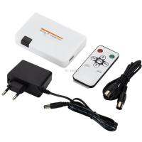 Universal HDMI-compatibility To RF Coaxial Converter Box Adapter Cable with Remote Control Power Supply for Converting