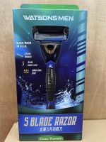 Macau Watsons five-layer mens manual razor refill blade 4 pieces pack genuine support inspection