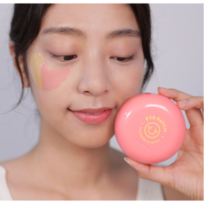 SNP Dual Pop Shine Eye Patch แผ่นมาสก์ใต้ตามีสารสกัดจากเลมอนและสารสกัดราสเบอร์รี่ จำนวน 30 คู่