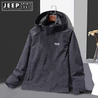 JEEP SPIRIT 1941 ESTD Camouflage Jacket ผู้ชาย2022ฤดูหนาวใหม่ Windbreaker Jacket ที่ถอดออกได้เสื้อผ้ากลางแจ้ง Jacket